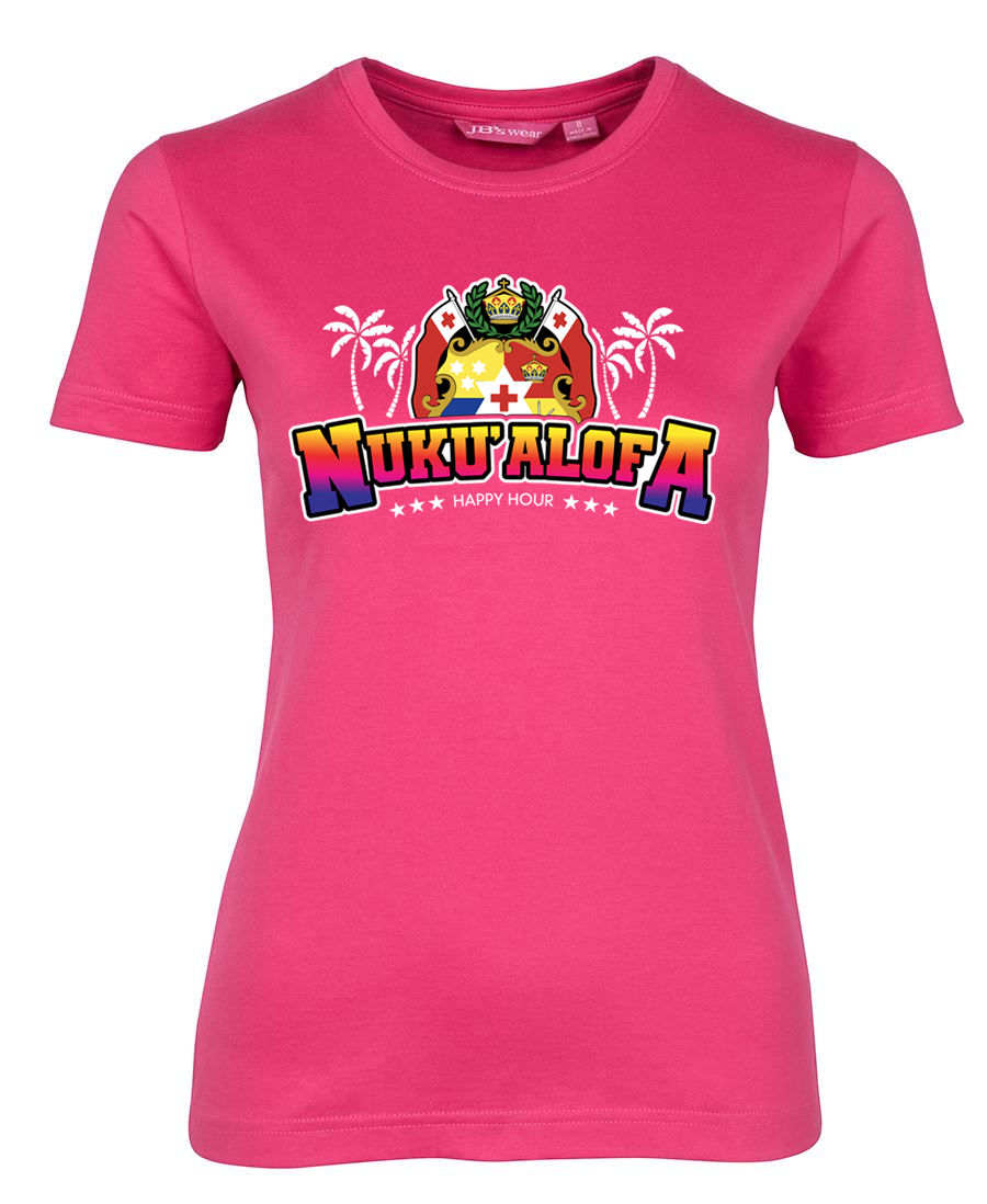 LADIES 100% COTTON TEE
